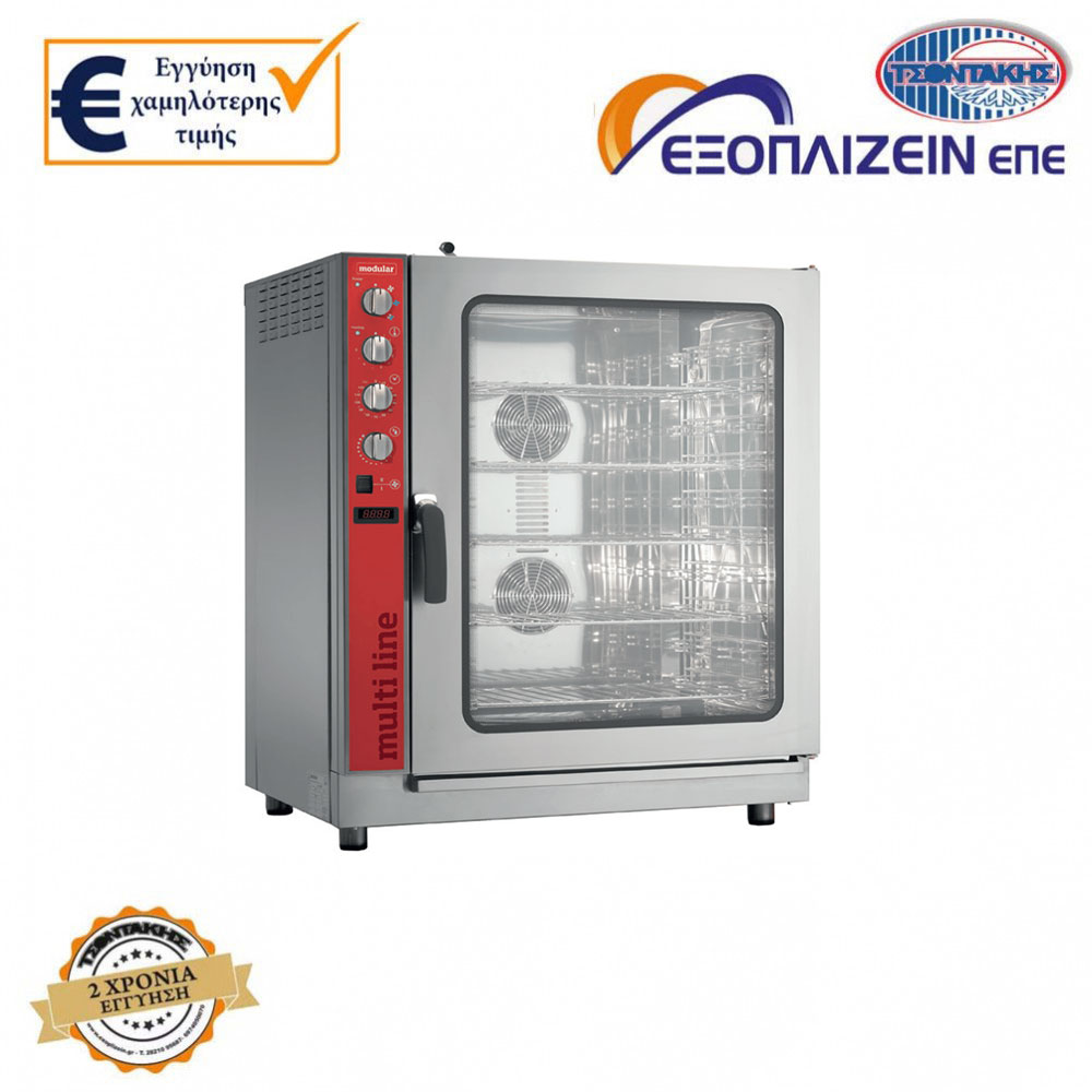 Direct Steam Pratika series με αυτόματο πλύσιμο (91,5*85,8*113,1mm – 10* GN1/1 )