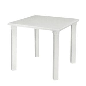 NETTUNO Τραπέζι Dining Κήπου- Βεράντας, PP Άσπρο