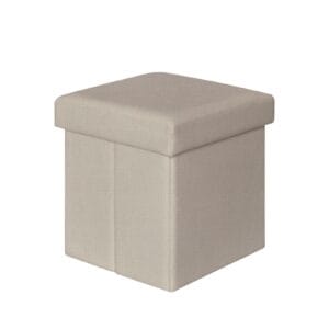 ORION Σκαμπό Αποθηκευτικό - Βοηθητικό, PU Άσπρο