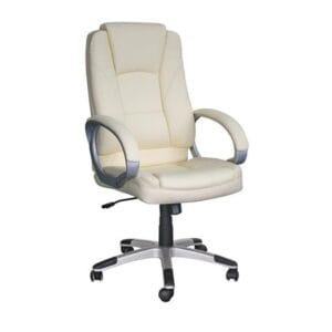 BF6950 Πολυθρόνα Γραφείου Διευθυντή, Pu Άσπρο