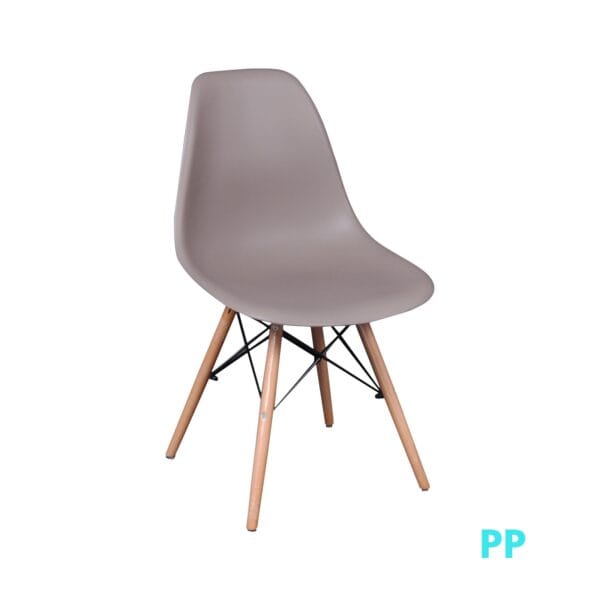 ART Wood Καρέκλα Τραπεζαρίας,  Πόδια Οξιά, Κάθισμα PP Sand Beige - 1 Step K/D - Pro