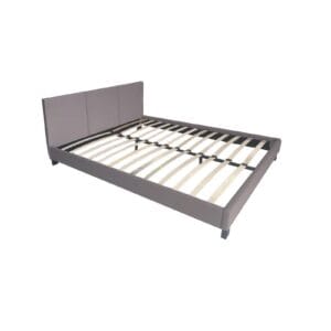 WILTON Κρεβάτι Διπλό για στρώμα 160x200cm, PU Απόχρωση Cappuccino