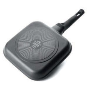Τηγάνι grill αλουμινίου ραβδωτό αντικολλητικό Quantanium (24*24*4cm) - Image 2