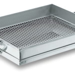 Σουρωτήρι τηγανητών Inox 18/10 Lacor Ισπανίας (40*29*8cm)