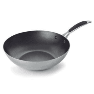 Τηγάνι Wok χειροποίητο από φυσικό σίδερο Lacor Ισπανίας (28*8cm)