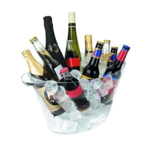 Σαμπανιέρα - μπουκαλιέρα ακρυλική Lacor Ισπανίας (47x29x23cm - 13lt)