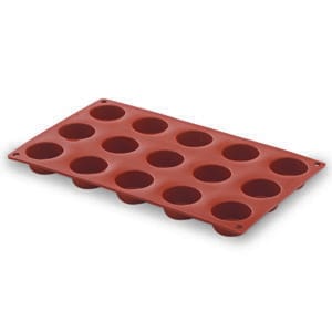Φόρμα σιλικόνης για πτι φουρ 15 θέσεων (40mm)