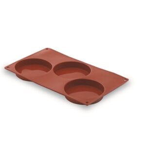 Φόρμα σιλικόνης κέικ 3 θέσεων (103mm)