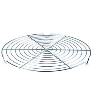 Σχάρα ζαχαροπλαστικής στρογγυλή ανοξείδωτη Lacor Ισπανίας (32cm)