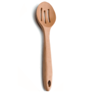 Ξύλινη κουτάλα τρυπητή (30cm)