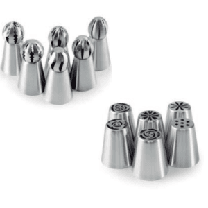 Διακοσμητικές μύτες σετ 6 τεμαχίων (3,5*4,5cm)