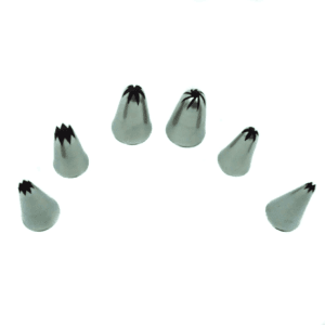 Μύτες κορνέ διάφορες - 6τμχ - Rosa 6/8, Helice 5, Estrella 6/9/13