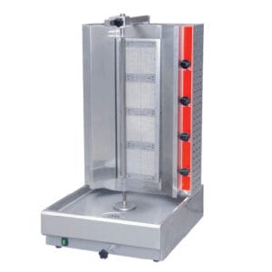 Μηχανή γύρου υγραερίου με 2 εστίες Karamco (500*650*900mm)