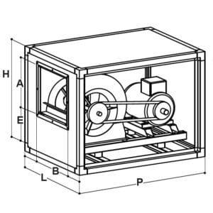 Μοτέρ εξαερισμού φούσκας - MECTD15/15A2 - L900,  P1000,  H900 - Aspirazione  Ιταλίας - Image 2