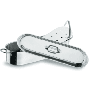 Σκεύος ψησίματος ψαριού Inox Lacor Ισπανίας ( 50x17x11cm)