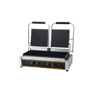 Τοστιέρα Διπλή Άνω Ραβδωτή / Κάτω Λεία 823100 Galore